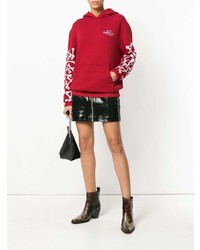 Женский красный худи с принтом от Amiri