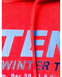 Женский красный худи с принтом от Dsquared2