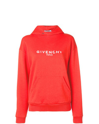 Женский красный худи с принтом от Givenchy