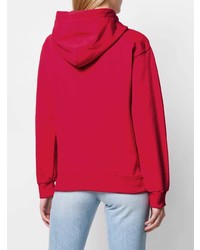 Женский красный худи с принтом от Chiara Ferragni