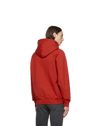 Мужской красный худи с принтом от Wacko Maria