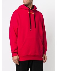 Мужской красный худи от Palm Angels