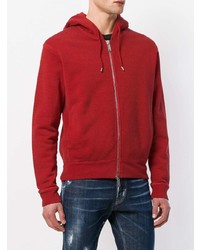 Мужской красный худи от DSQUARED2