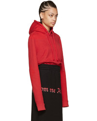 Женский красный худи от Vetements