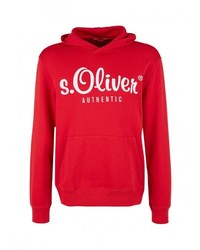 Мужской красный худи от s.Oliver