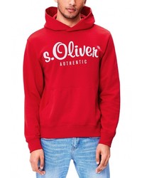 Мужской красный худи от s.Oliver