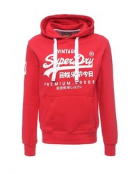 Мужской красный худи от Superdry