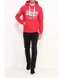 Мужской красный худи от Superdry