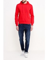 Мужской красный худи от Yes Boy