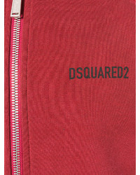 Мужской красный худи от DSQUARED2