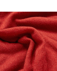 Мужской красный шарф от Loro Piana