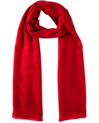 Женский красный шарф от Denis Colomb