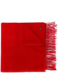 Мужской красный шарф от DSQUARED2