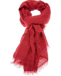 Женский красный шарф от Faliero Sarti