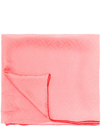 Женский красный шарф от Fendi