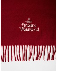 Мужской красный шарф от Vivienne Westwood