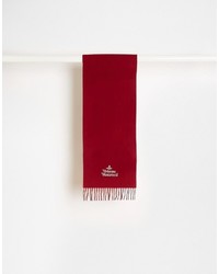 Мужской красный шарф от Vivienne Westwood