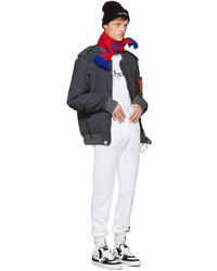 Мужской красный шарф от Gosha Rubchinskiy