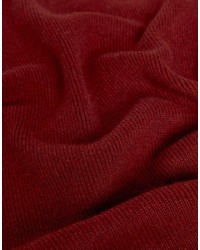 Мужской красный шарф от Selected