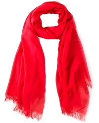 Женский красный шарф от Vince