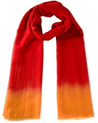 Женский красный шарф