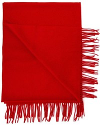Мужской красный шарф