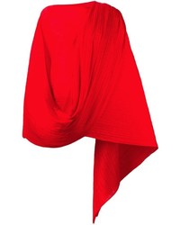 Женский красный шарф