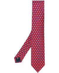 Мужской красный шелковый галстук от Ermenegildo Zegna