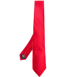 Мужской красный шелковый галстук от Lanvin