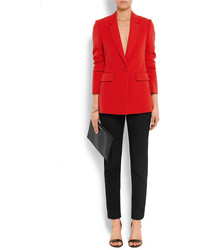 Женский красный шерстяной пиджак от Givenchy