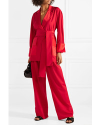 Женский красный шерстяной пиджак от Michael Lo Sordo