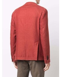 Мужской красный шерстяной пиджак от Manuel Ritz