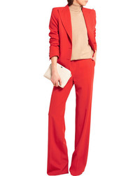 Женский красный шерстяной пиджак от Bottega Veneta