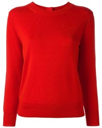 Женский красный шерстяной свитер от Marc Jacobs