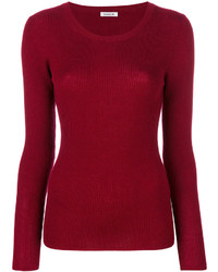 Женский красный шерстяной свитер от P.A.R.O.S.H.