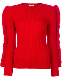 Женский красный шерстяной свитер от P.A.R.O.S.H.
