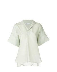 Мятная блуза с коротким рукавом от 08sircus