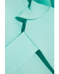 Мятная блузка с рюшами от Carven