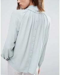 Мятная блузка от Warehouse