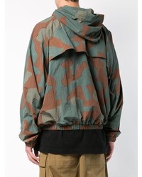 Мужская мятная ветровка с принтом от Off-White