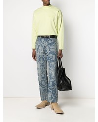 Мужская мятная водолазка от Martine Rose