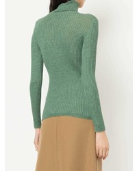 Женская мятная водолазка от Seya.