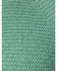 Женская мятная вязаная футболка от Max Mara