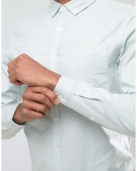 Мужская мятная классическая рубашка от Asos