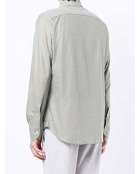 Мужская мятная классическая рубашка от Canali