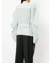 Женская мятная классическая рубашка от Eudon Choi