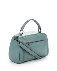 Мятная кожаная сумка через плечо от Anna Wolf