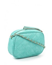 Мятная кожаная сумка через плечо от Modis