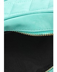 Мятная кожаная сумка через плечо от Modis