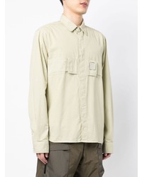 Мужская мятная куртка-рубашка от C.P. Company